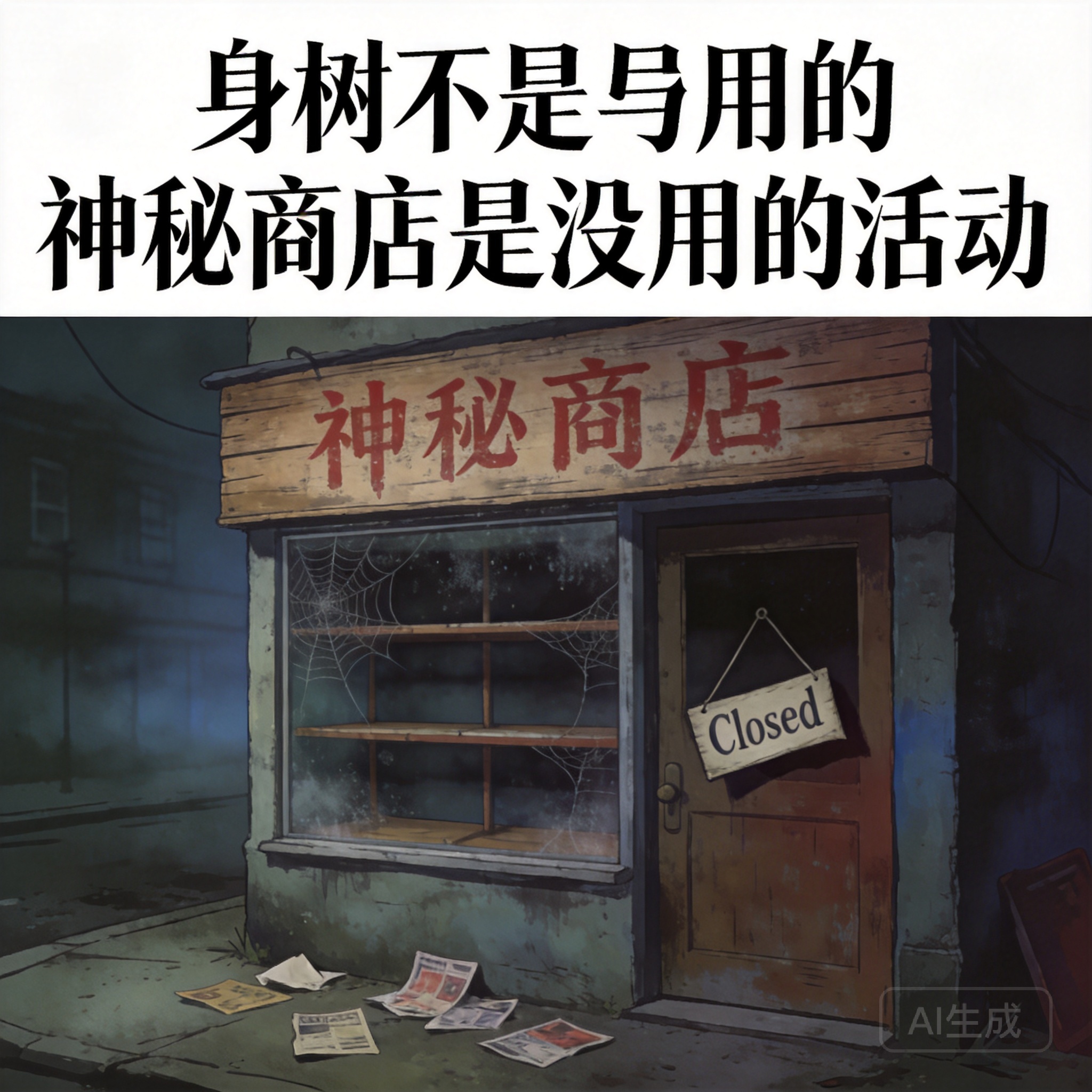 神秘商店是没用的活动-万象社