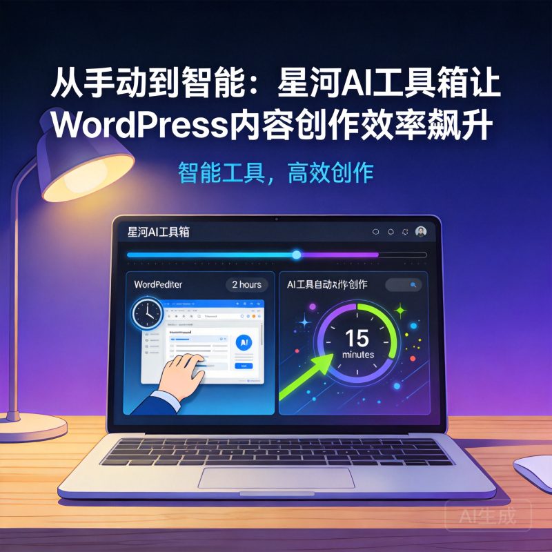 从手动到智能：星河AI工具箱让WordPress内容创作效率飙升-万象社